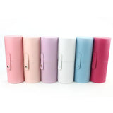 Maxbell Makeup Brush Holder Large Capacity with Lid PU Leather for Pen Women Girls White