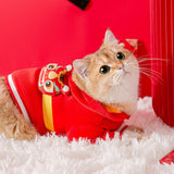 Maxbell Pet Cat Costume Funny Fashion Pet Dog Clothes for New Year Halloween Cosplay XXL