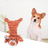 Maxbell Dog Squeaky Toys Puppy for Puppy Small Large Dogs Training Toys Gift Orange