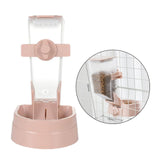 Maxbell Hanging Dog Cat Feeder Pet Food Dispenser Kitten Bunny Small Animal  Pink