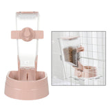 Maxbell Hanging Dog Cat Feeder Pet Food Dispenser Kitten Bunny Small Animal  Pink