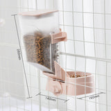 Maxbell Hanging Dog Cat Feeder Pet Food Dispenser Kitten Bunny Small Animal  Pink