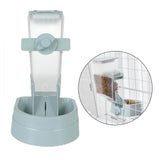 Maxbell Hanging Dog Cat Feeder Pet Food Dispenser Kitten Bunny Small Animal  Blue