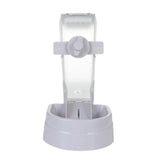 Maxbell Hanging Dog Cat Feeder Pet Food Dispenser Kitten Bunny Small Animal  Gray