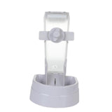 Maxbell Hanging Dog Cat Feeder Pet Food Dispenser Kitten Bunny Small Animal  Gray