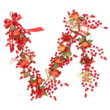 Maxbell Artificial Vines Pomegranate Garland Plants New Year Festival Decor Outdoor