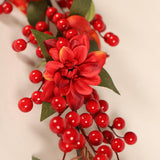 Maxbell Artificial Vines Pomegranate Garland Plants New Year Festival Decor Outdoor