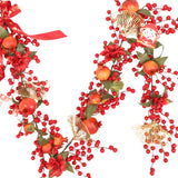 Maxbell Artificial Vines Pomegranate Garland Plants New Year Festival Decor Outdoor