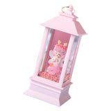 Maxbell Angle Hanging Lantern Light Ornament for Holiday Outdoor Decorative Pink