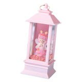 Maxbell Angle Hanging Lantern Light Ornament for Holiday Outdoor Decorative Pink