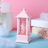 Maxbell Angle Hanging Lantern Light Ornament for Holiday Outdoor Decorative Pink