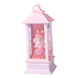 Maxbell Angle Hanging Lantern Light Ornament for Holiday Outdoor Decorative Pink