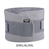 Maxbell Waist Back Support Belts Adjustable Breathable for Running Sports S Gray