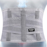 Maxbell Waist Back Support Belts Adjustable Breathable for Running Sports S Gray