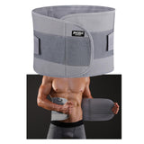 Maxbell Waist Back Support Belts Adjustable Breathable for Running Sports L Gray