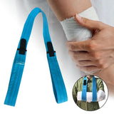 Maxbell Arm Sling Lightweight Left or Right Arm Simple for Sprains Men Women Kids L  Blue