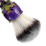 Maxbell Barber Men's Shaving Brush Soft Hair with Handle for Facial Beard Cleaning Purple