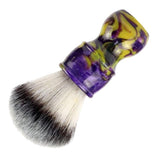Maxbell Barber Men's Shaving Brush Soft Hair with Handle for Facial Beard Cleaning Purple