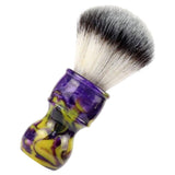 Maxbell Barber Men's Shaving Brush Soft Hair with Handle for Facial Beard Cleaning Purple