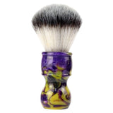 Maxbell Barber Men's Shaving Brush Soft Hair with Handle for Facial Beard Cleaning Purple