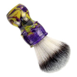 Maxbell Barber Men's Shaving Brush Soft Hair with Handle for Facial Beard Cleaning Purple