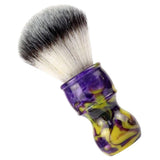 Maxbell Barber Men's Shaving Brush Soft Hair with Handle for Facial Beard Cleaning Purple
