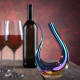 Maxbell Clear Wine Decanter Wine Accessories Hand-Blown for Kitchen Home Restaurant Colorful