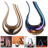 Maxbell Clear Wine Decanter Wine Accessories Hand-Blown for Kitchen Home Restaurant Amber