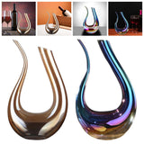 Maxbell Clear Wine Decanter Wine Accessories Hand-Blown for Kitchen Home Restaurant Amber