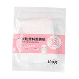 Maxbell 100Pcs Pre-Cut Facial Paper Sheet Moisturizing Natural for Beauty Shop