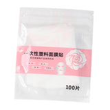 Maxbell 100Pcs Pre-Cut Facial Paper Sheet Moisturizing Natural for Beauty Shop