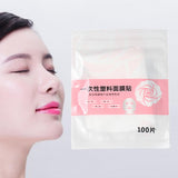 Maxbell 100Pcs Pre-Cut Facial Paper Sheet Moisturizing Natural for Beauty Shop