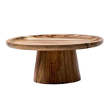 Maxbell Wooden Pedestal Dessert Table High Tray Cake Stand Holder Cupcake Display 30cm