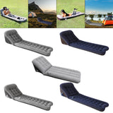 Maxbell Portable Inflatable Air Mattress Bed Outdoor Camping Backpacking Home Car Gray 62x132x60x42cm