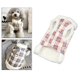Maxbell Dog Cat Jumper Coat Autumn Jumpsuit Pet Waistcoat Costume for Small Dogs Pink L