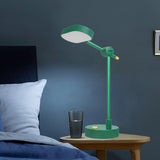 Maxbell Bright LED Desk Lamp USB Charging Bedside Table Light for Office Bedroom Green