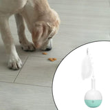 Maxbell Pet Leakage Food Toy Interactive Toy Pet Tumbler Toy for Game Training Cat Green