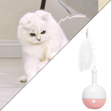 Maxbell Pet Leakage Food Toy Interactive Toy Pet Tumbler Toy for Game Training Cat Pink