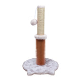 Maxbell Scratching Post with Dangling Ball Kitten Interactive Climbing Light gray