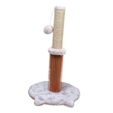 Maxbell Scratching Post with Dangling Ball Kitten Interactive Climbing Light gray