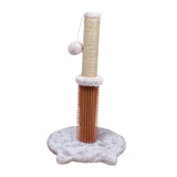 Maxbell Scratching Post with Dangling Ball Kitten Interactive Climbing Light gray