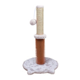 Maxbell Scratching Post with Dangling Ball Kitten Interactive Climbing Light gray