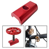 Maxbell Folding Bike Hinge Clamp Plate Cycling Part Bicycle Ultralight C Buckle Red