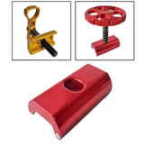 Maxbell Folding Bike Hinge Clamp Plate Cycling Part Bicycle Ultralight C Buckle Red