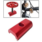 Maxbell Folding Bike Hinge Clamp Plate Cycling Part Bicycle Ultralight C Buckle Red