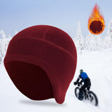 Maxbell Warm Caps Cycling Hat Helmet Liner for Sports Under Helmets Skiing Hiking Red