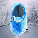 Maxbell Breathable Full Face Mask Balaclava Neck Warmer Hood Winter Sky Blue