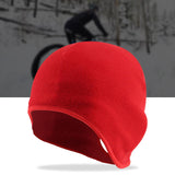 Maxbell Skull Caps Helmet Liner Cycling Hat Warm Polar Fleece Women Skiing Red