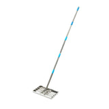 Maxbell Lawn Leveling Rake Stainless Steel Tool for Football Course Courtyard Yard 186cm