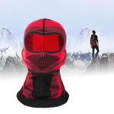 Maxbell Cold Weather Full Face Cover Balaclava Face Mask for  Ski Cycling Red